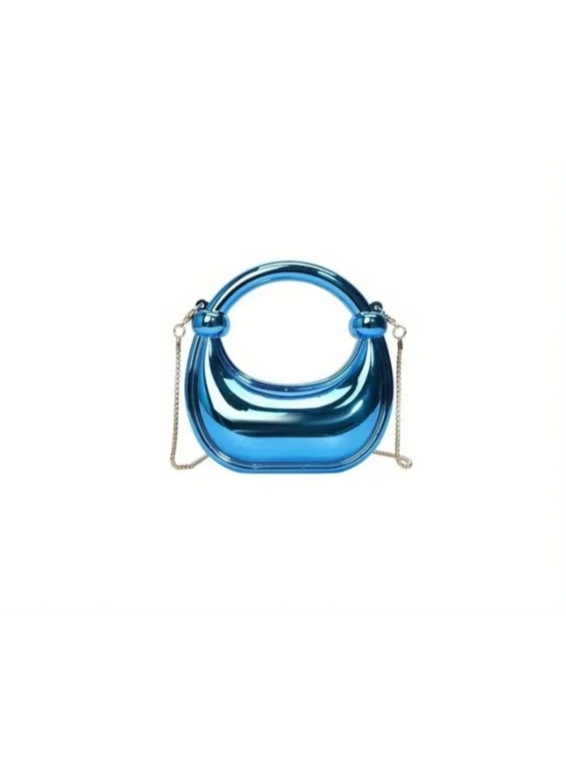 Shiny Classic Bag for Girls, Very Chic and Elegant Design, Perfect for Parties and Special Occasions - Image 3